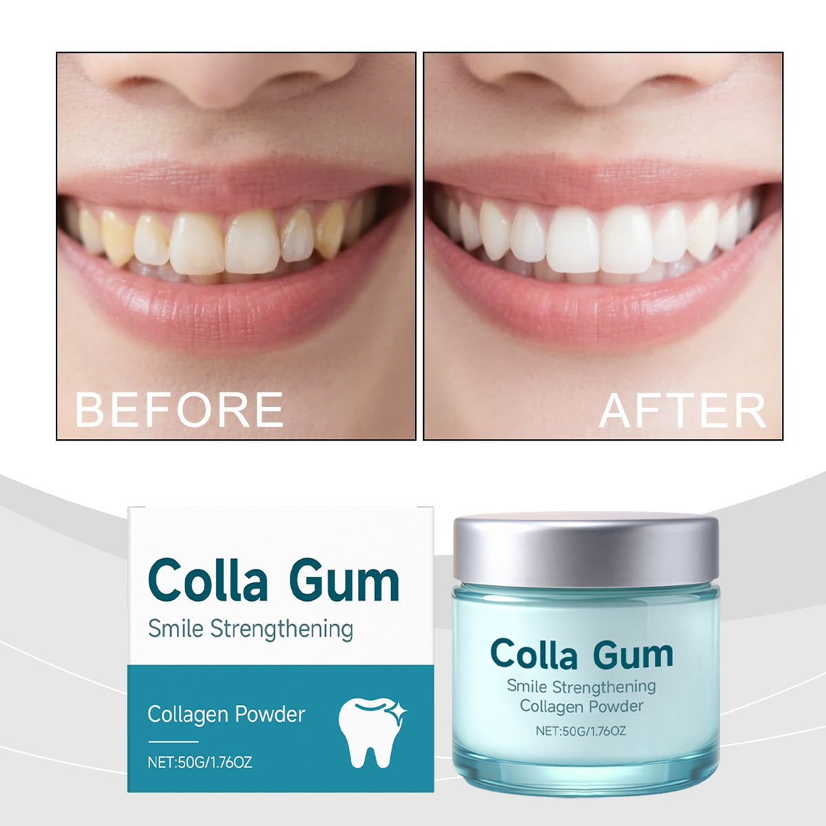 Collagen Tooth Whitening Powder 50g