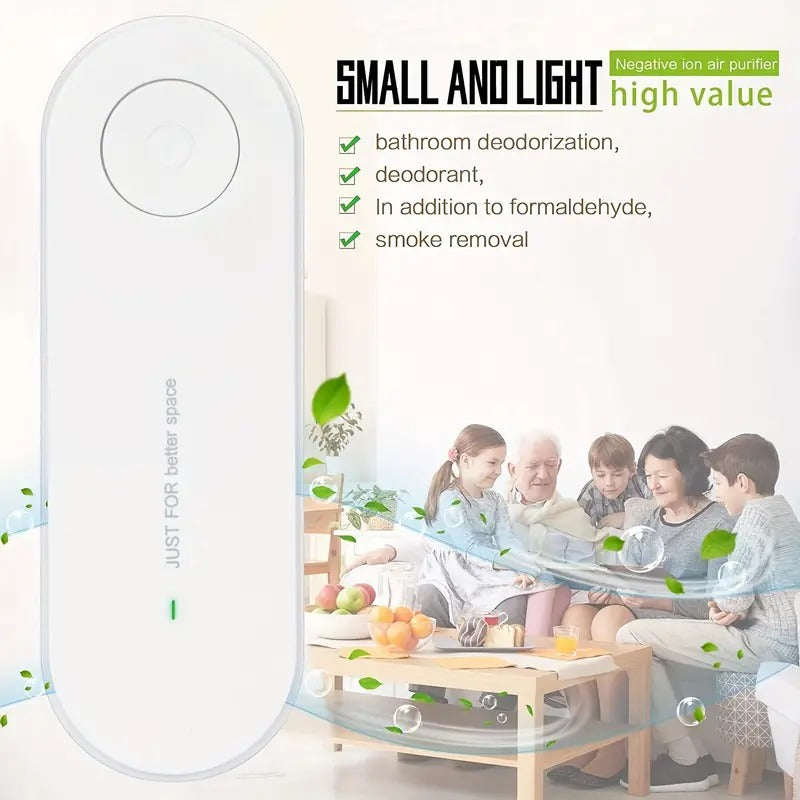 Mini Plug-in Negative Ion Air Purifier for Home Use