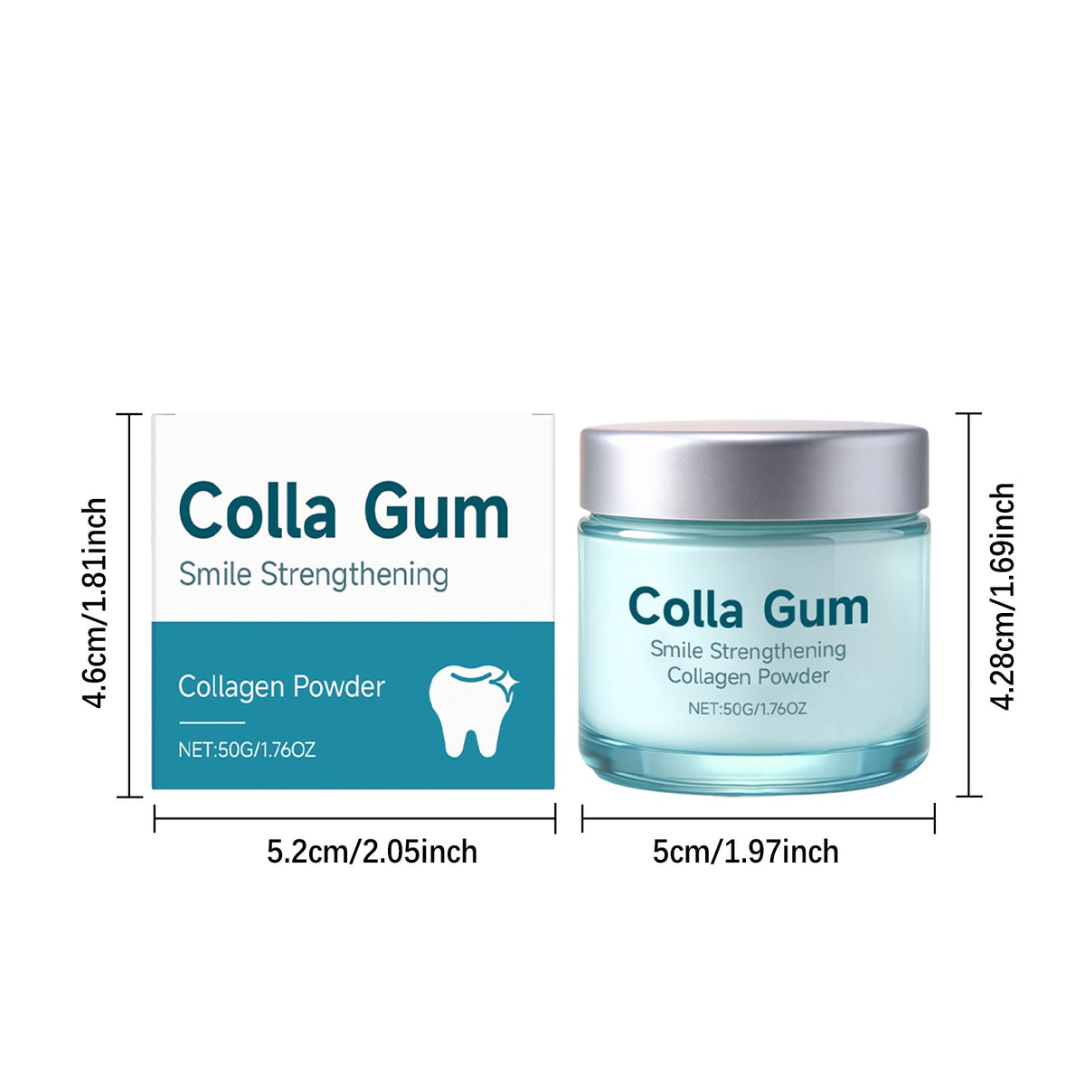 Collagen Tooth Whitening Powder 50g