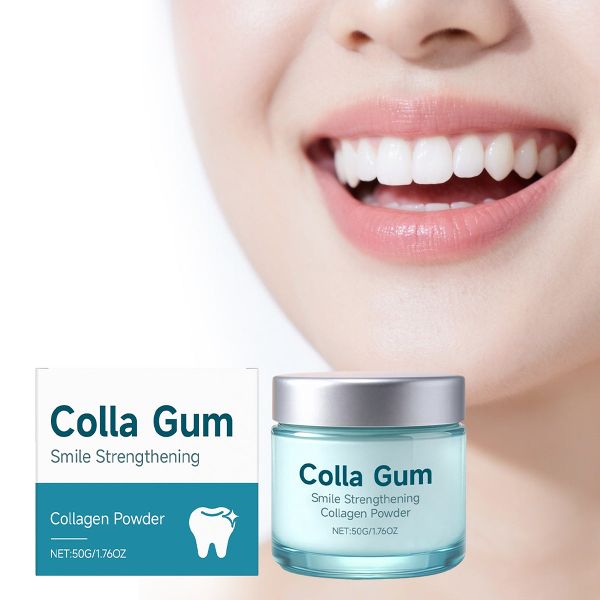 Collagen Tooth Whitening Powder 50g
